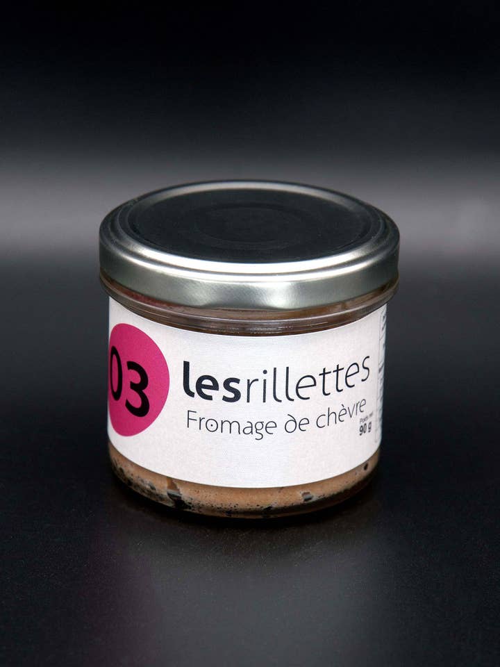 Rillettes di maiale e formaggio di capra per la vendita all'ingrosso da parte di Secrets De Famille