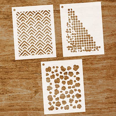 Stencils ATC «In casa» per la vendita all'ingrosso da parte di Evyre Scrapbooking