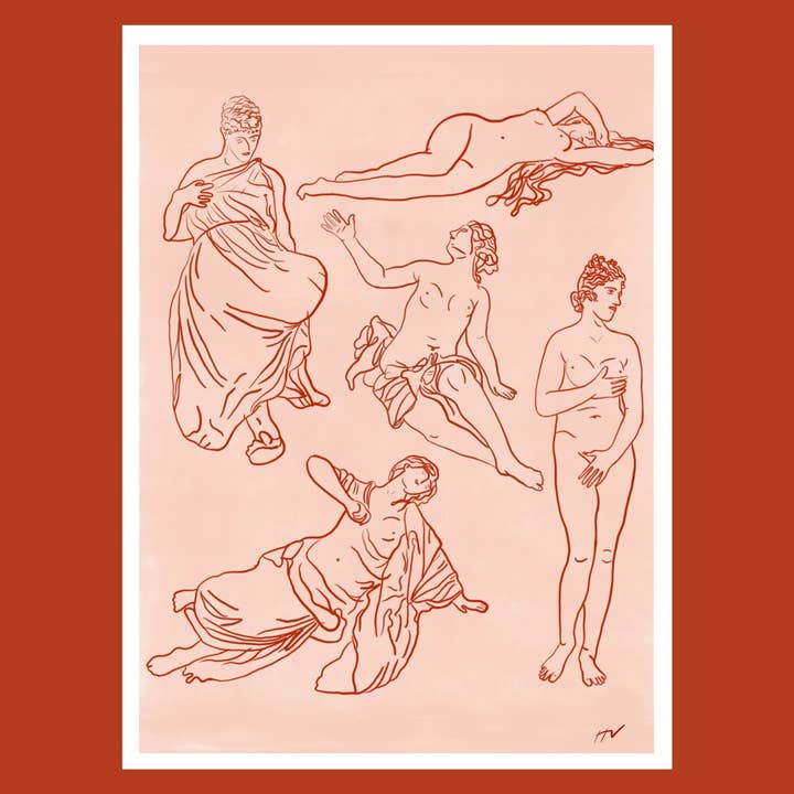 Hannah Via Art - Wholesale Art Print - Ancient Emotions Print
