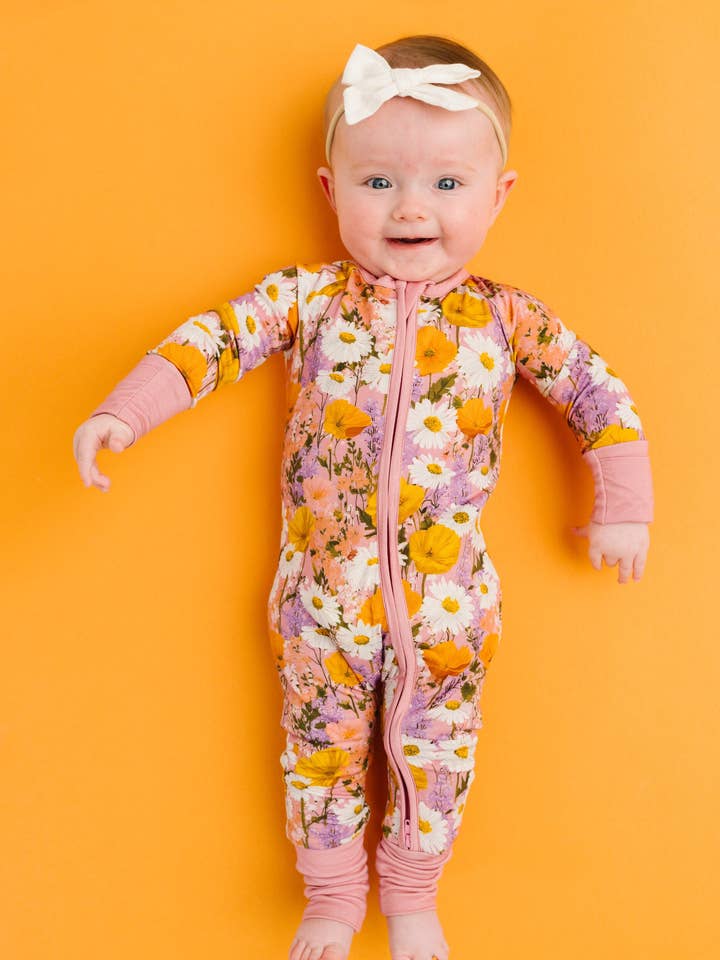 Wildflower Meadow Bamboo Sleeper for wholesale by Little One Shop