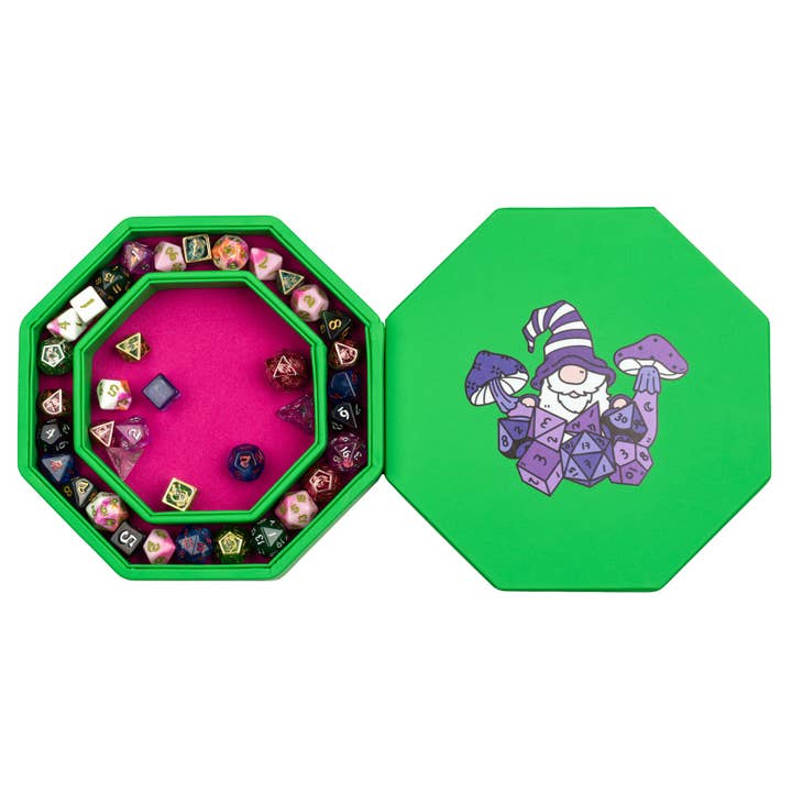 Plateau à dés et support pour Hero's Hoard - Nain avec dés pour la vente par Hymgho Premium Dice