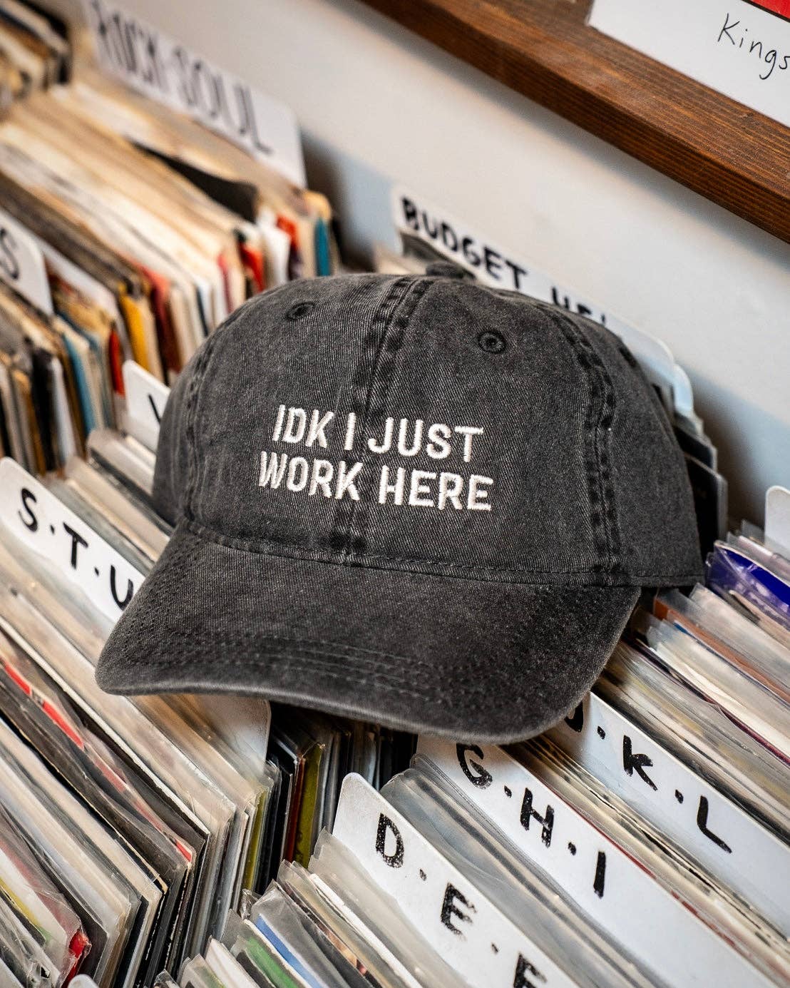 Mover & Shaker - Wholesale Baseball Cap - Unisex - IDK I Just Work Here Hat1