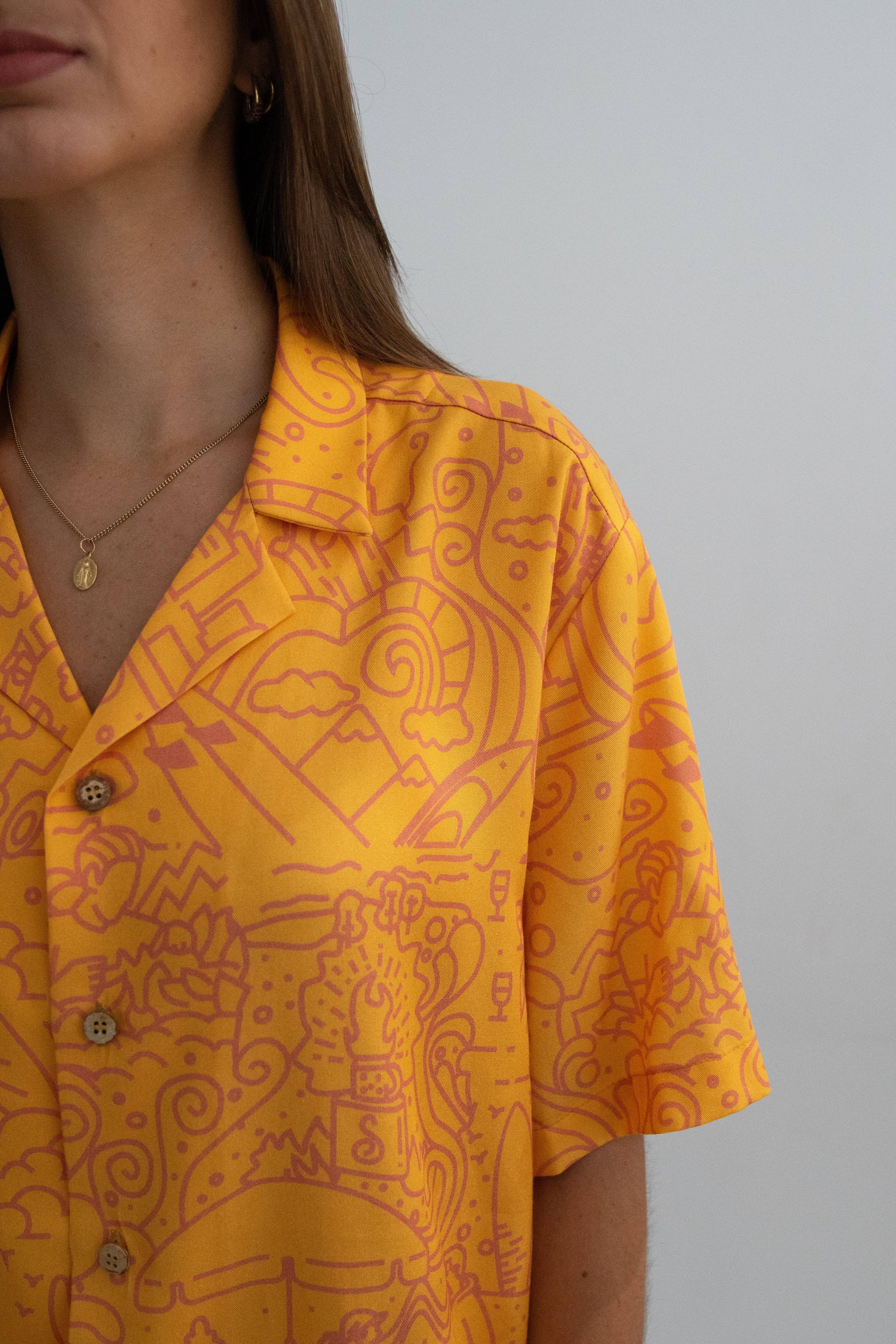 Alvorada Brand - Wholesale Button Down Shirt - Women's - SHIRT DAWN CITY2