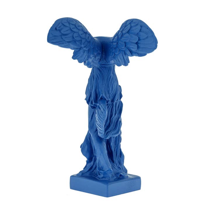 ARTIA LTD - Wholesale Sculpture - Victory - Nike Winged Goddess of Samothrace 19cm Blue Color3