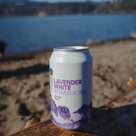 Happy Mountain Kombucha - Wholesale Kombucha - Lavender White1