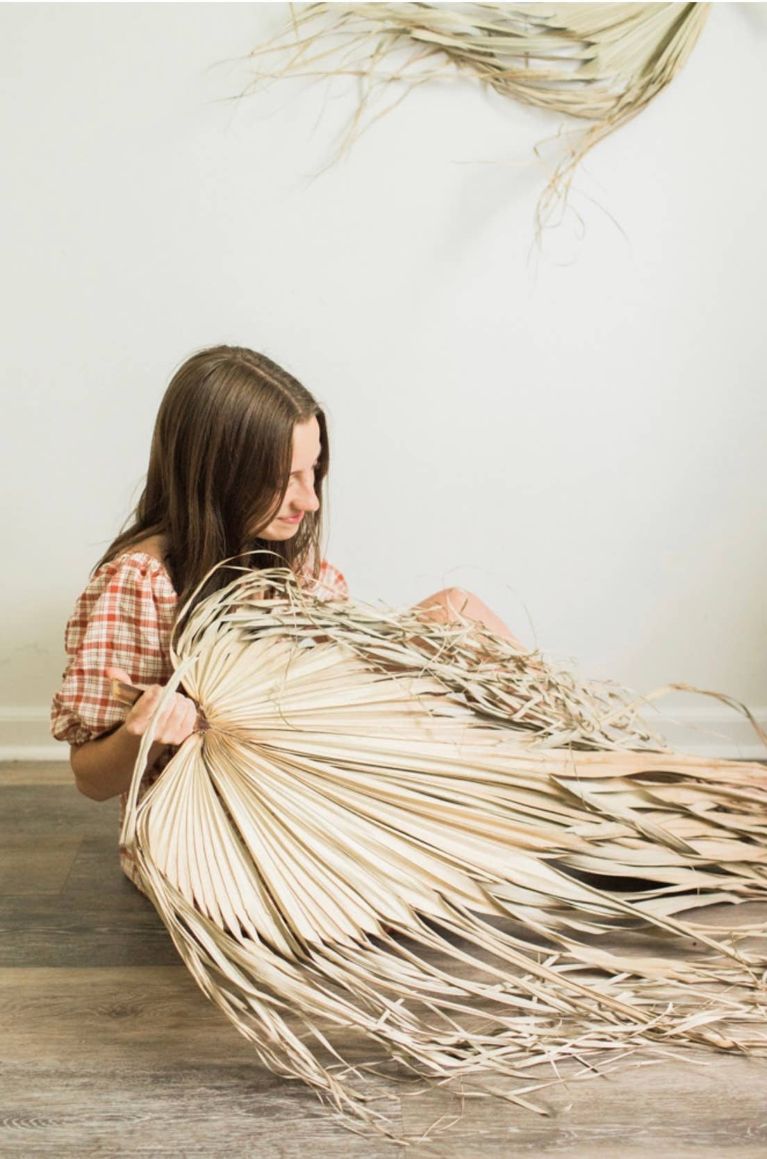 The Blooming Palm - Wholesale Retailermonster - 3 ft (91 cm) jumbo natuurlijke gedroogde wilde palmblad waaiervorm15