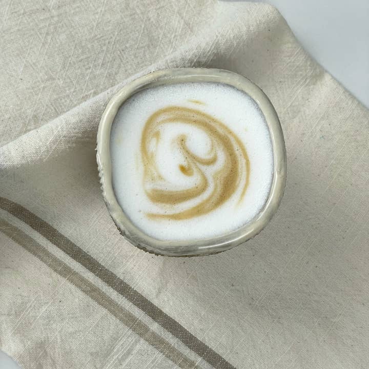 Zenful Pottery - Wholesale Coffee/Tea Cup - Hakeme Collection - Textured Stoneware Yunomi Teacup5