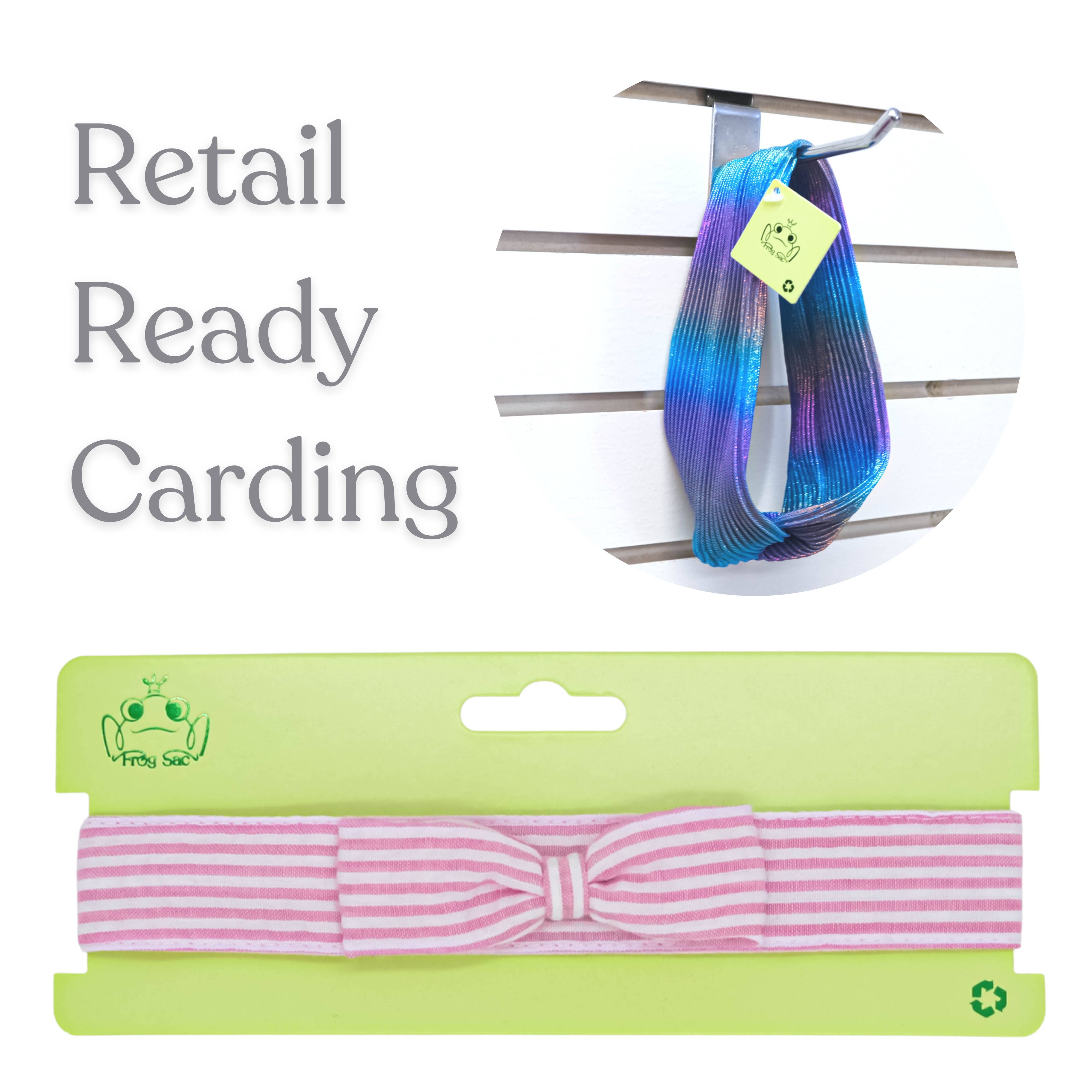 Frog Sac - Wholesale Fashion Headband - Kids - Adjustable No Slip Black & White Headband - Zig Zag2