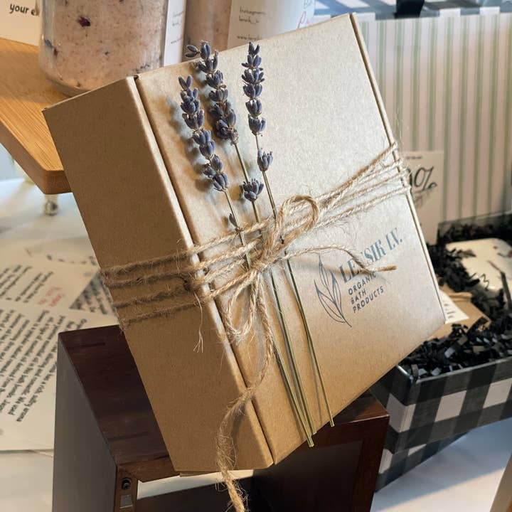 Lensik I&V - Wholesale Bath & Body Set - Lavender spa set, gift box, Birthday gift, Christmas gift 8