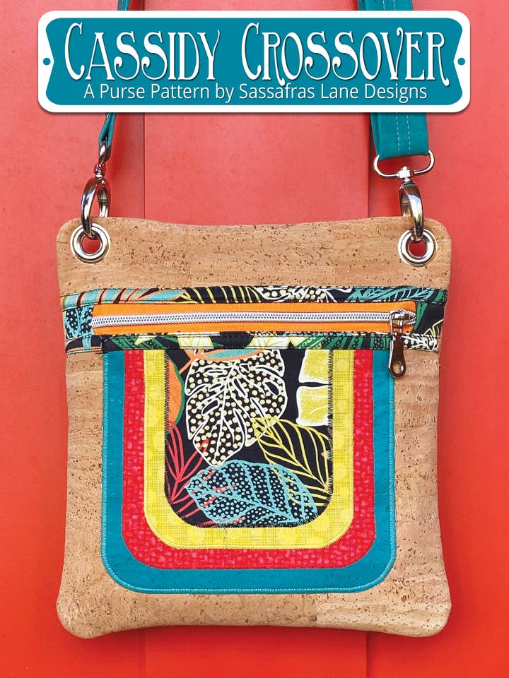 Cassidy Crossover handväskmönster för wholesale av Sassafras Lane Designs