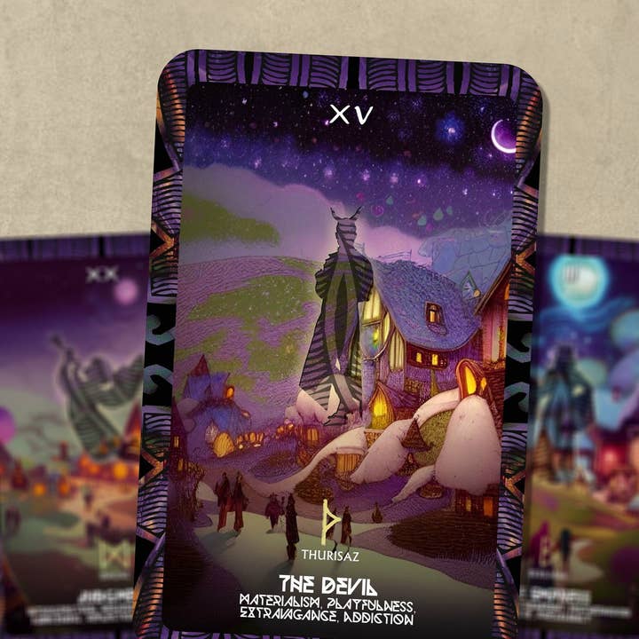 Ibiza Tarot USA - Wholesale Tarot Cards - The Nordic Tarot - Major Arcana - Runes