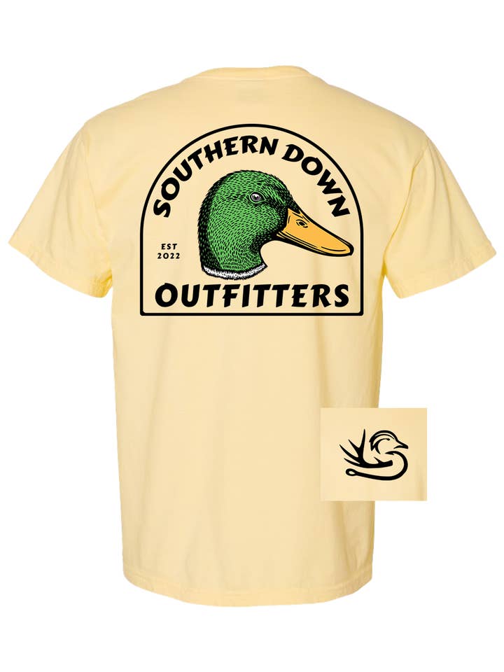 Mallard Duck Head Youth Tee for wholesale by Southern Down Outfitters