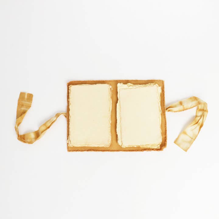 CONJUNTO DE PAPEL DE ARTISTA AMARELO MANTEIGA COM ENVELOPE DE TELA por atacado de Craft Boat