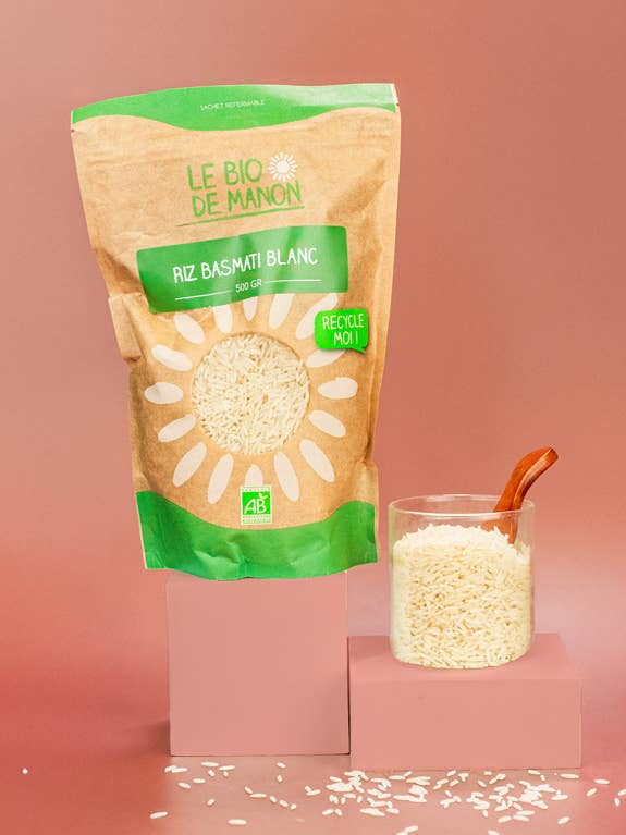 Arroz basmati branco por atacado de Le bio de Manon