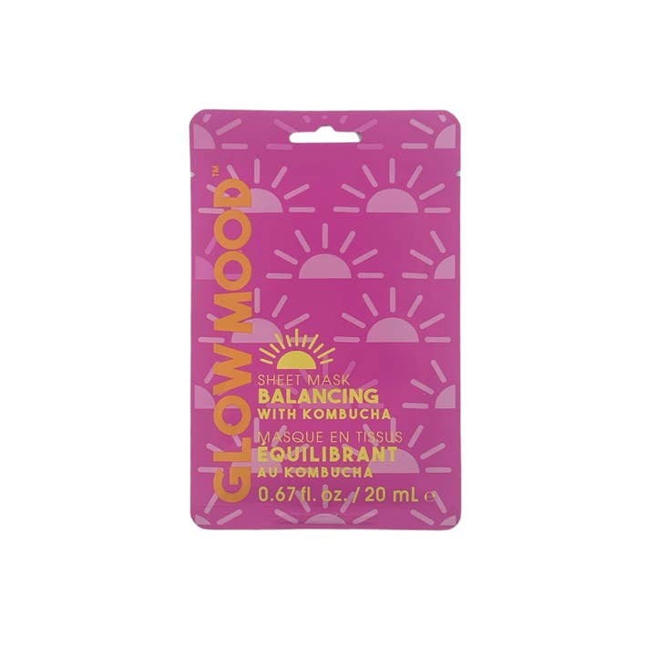 Glow Mood - Wholesale Skincare Face Mask - Balancing Sheet Mask with Kombucha