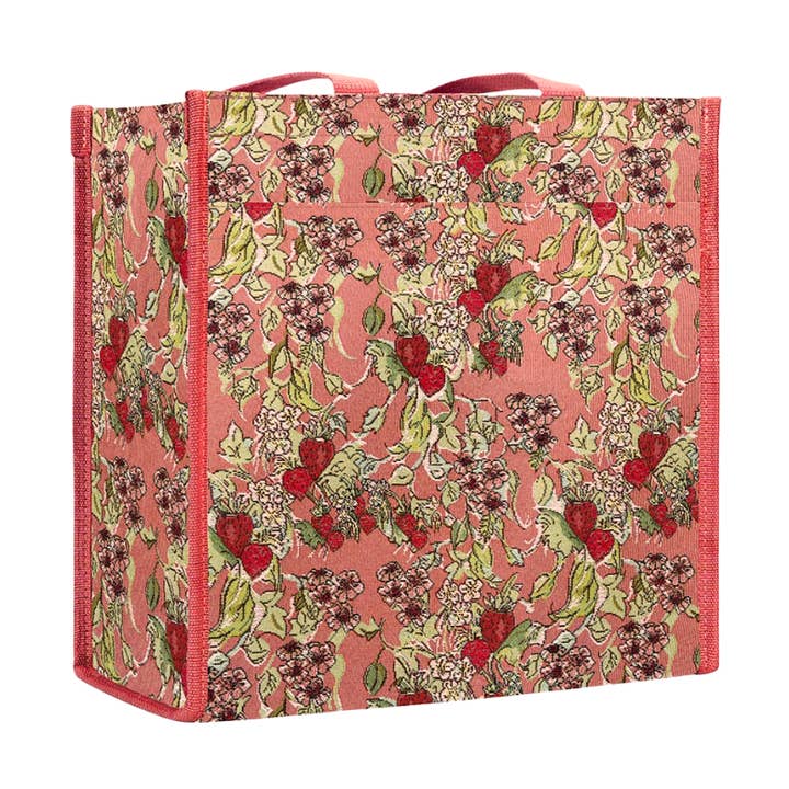 SHOP-WLSTRW | Wild Strawberry Shopper Bag for wholesale by SignareArt