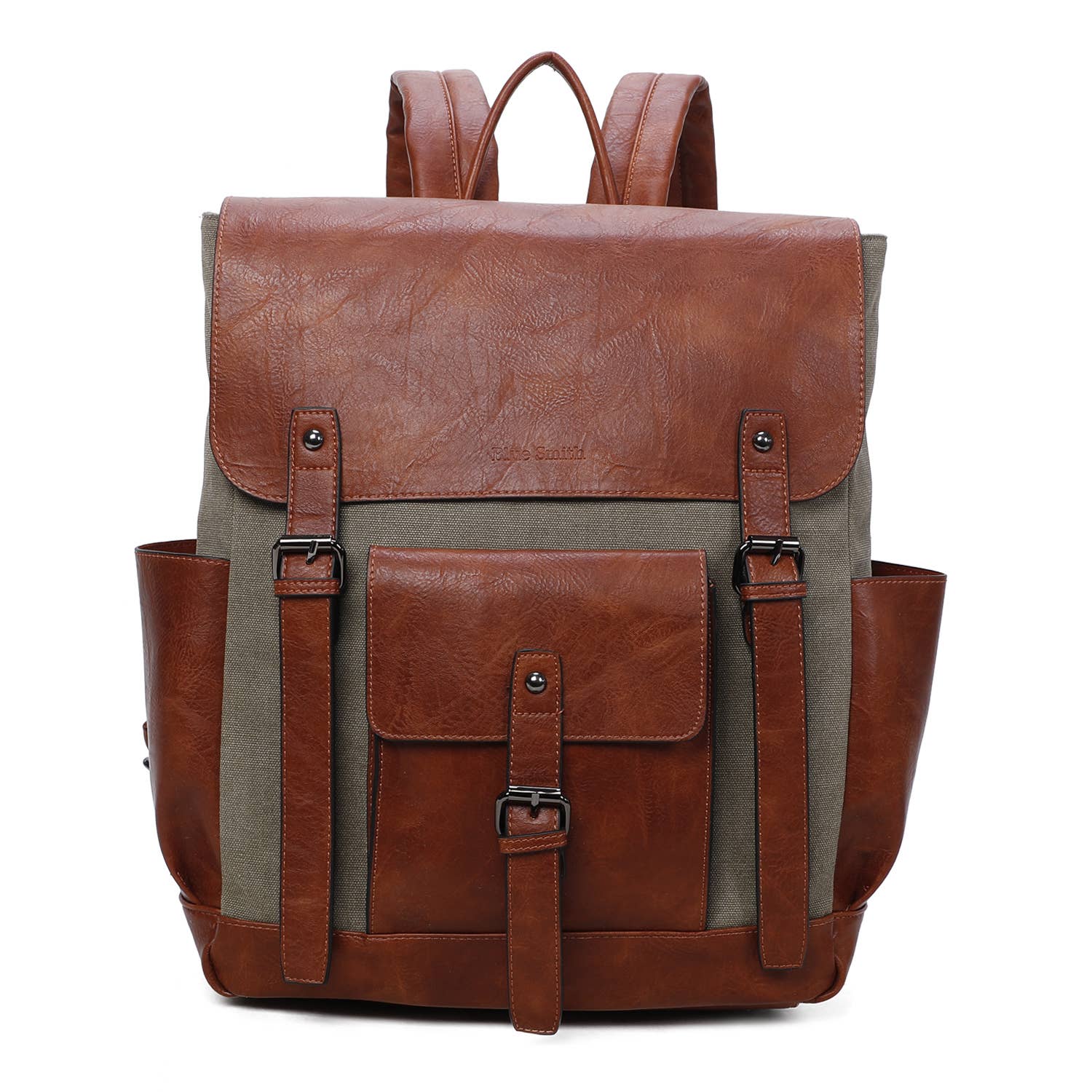 INES DELAURE - Wholesale Backpack - Women's - Bi-material backpack3