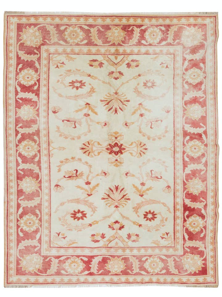 5,7x7,4 Ft handgjord vintage blommönster turkisk matta för wholesale av Rug Specialist LLC.