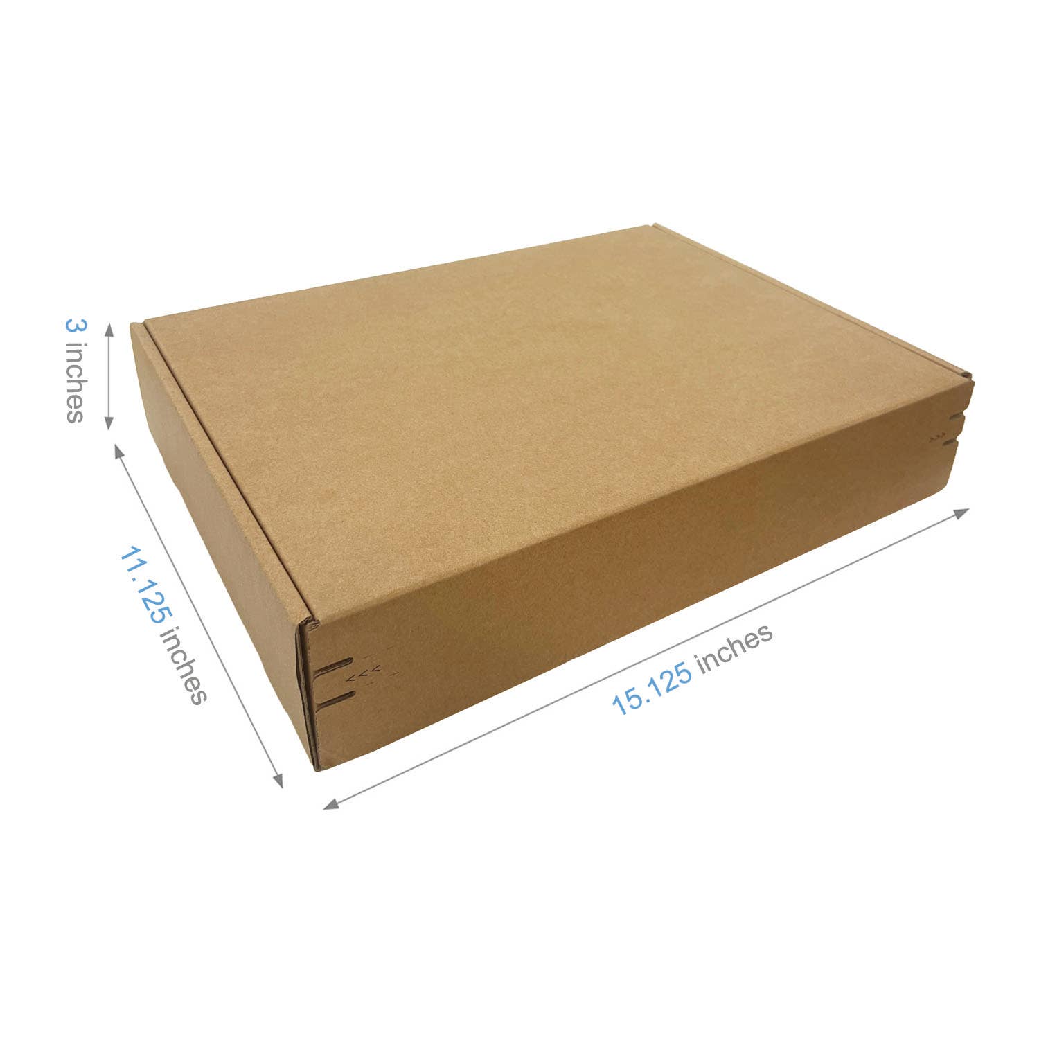 Kis Paper - Wholesale Gift Box - 40pcs 15.125"x11.125"x3" Kraft Corrugated Paper Mailer Boxes0