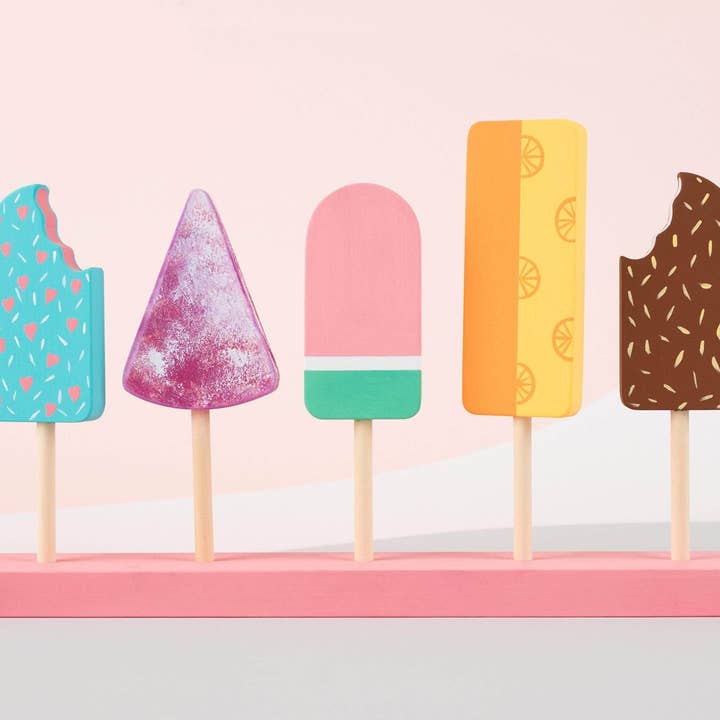 Firebird - Wholesale Wood Toy - Kids - Wooden Ice Lollys5