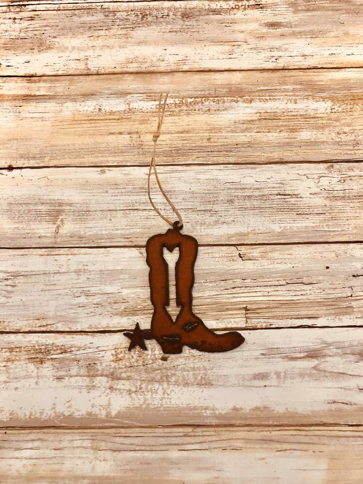Boot With Arrow Ornament for wholesale by Universal Ironworks USA
