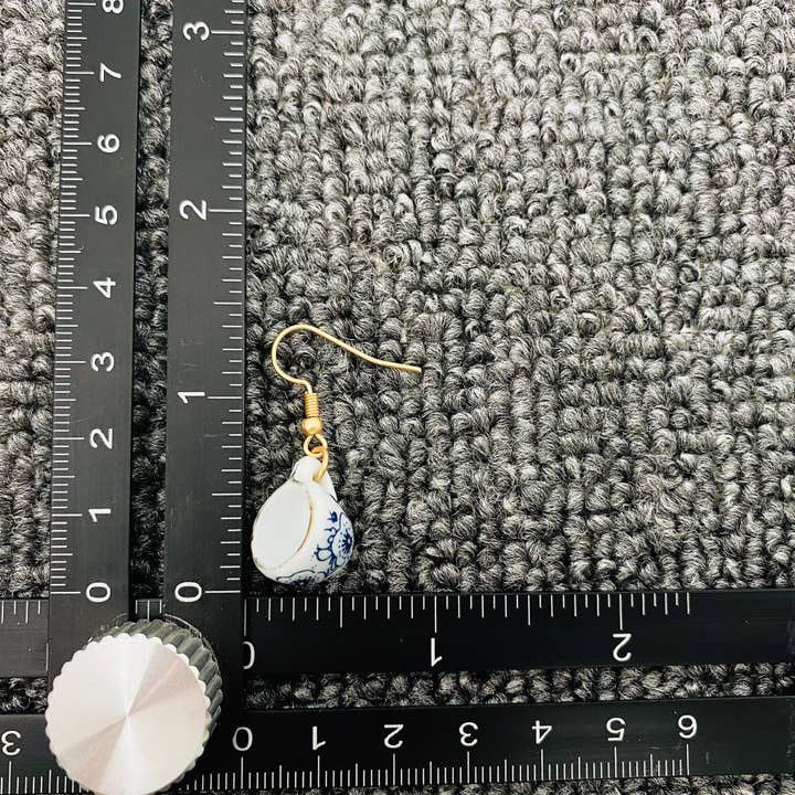 Mio Queena - Wholesale Dangle Earrings - China Ceramic Teapot & Tea Cup Charm Dangle Earrings5