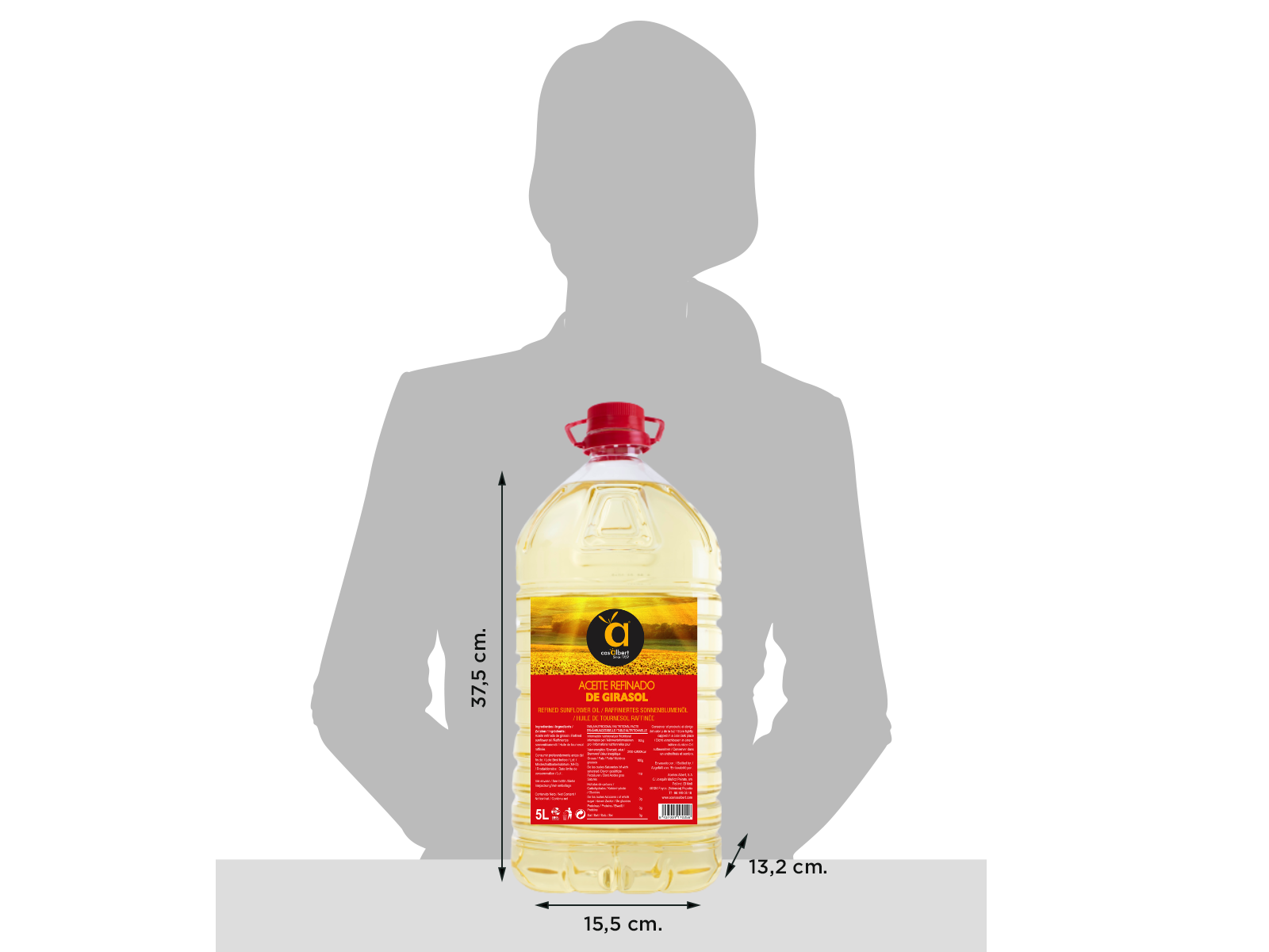 Aceites Albert - Wholesale Olive Oil - Sunflower Oil 5 Liter3