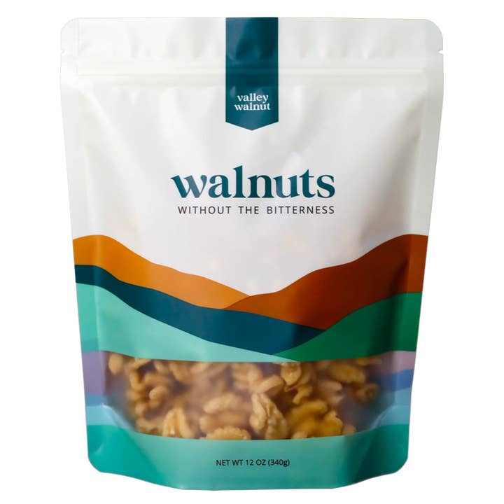 Skinless Walnuts (12oz bag) for wholesale by Valley Walnut