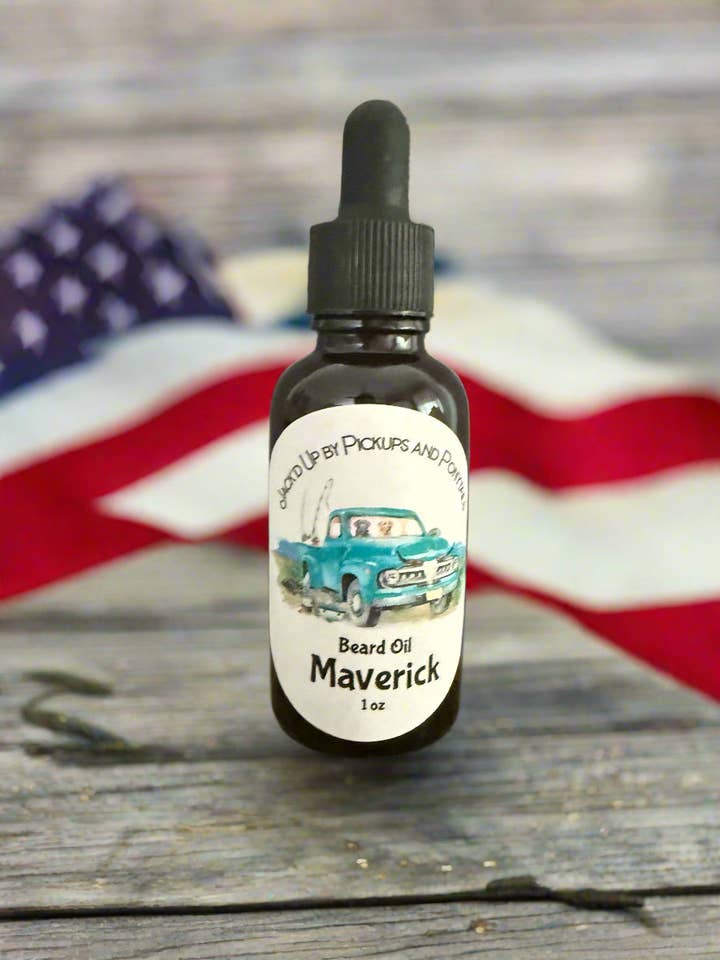 Aceite de barba Maverick para venta al por mayor de Pickups And Ponytails