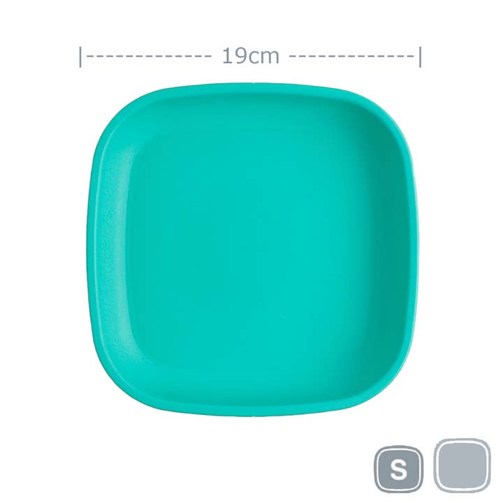 Re-Play Flat Plate - Aqua for wholesale by The World of Good