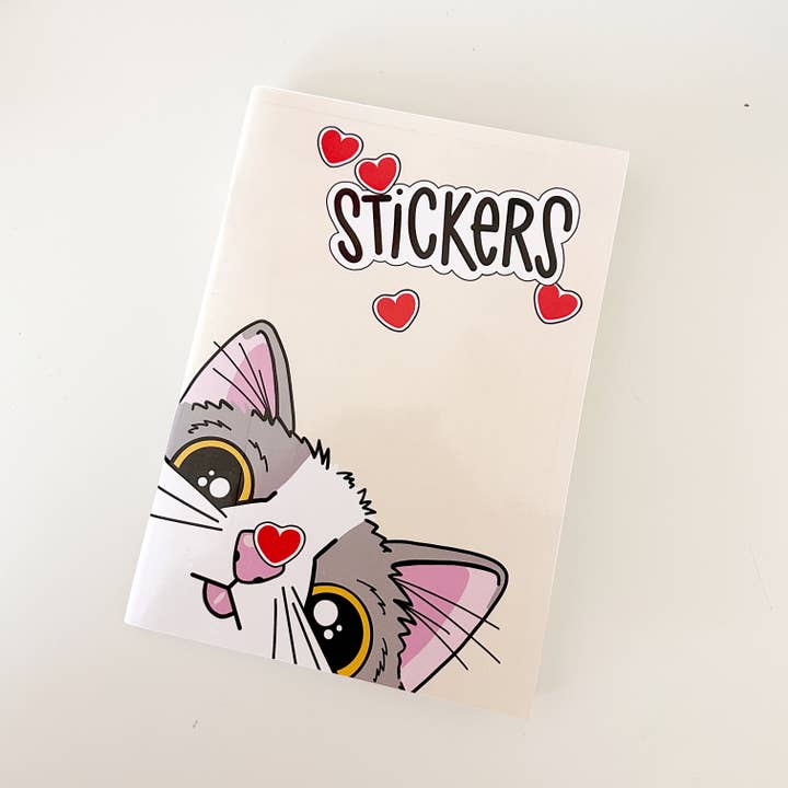 Calliope Pencil Factory - Wholesale Sticker - Chips The Cat Sticker Book