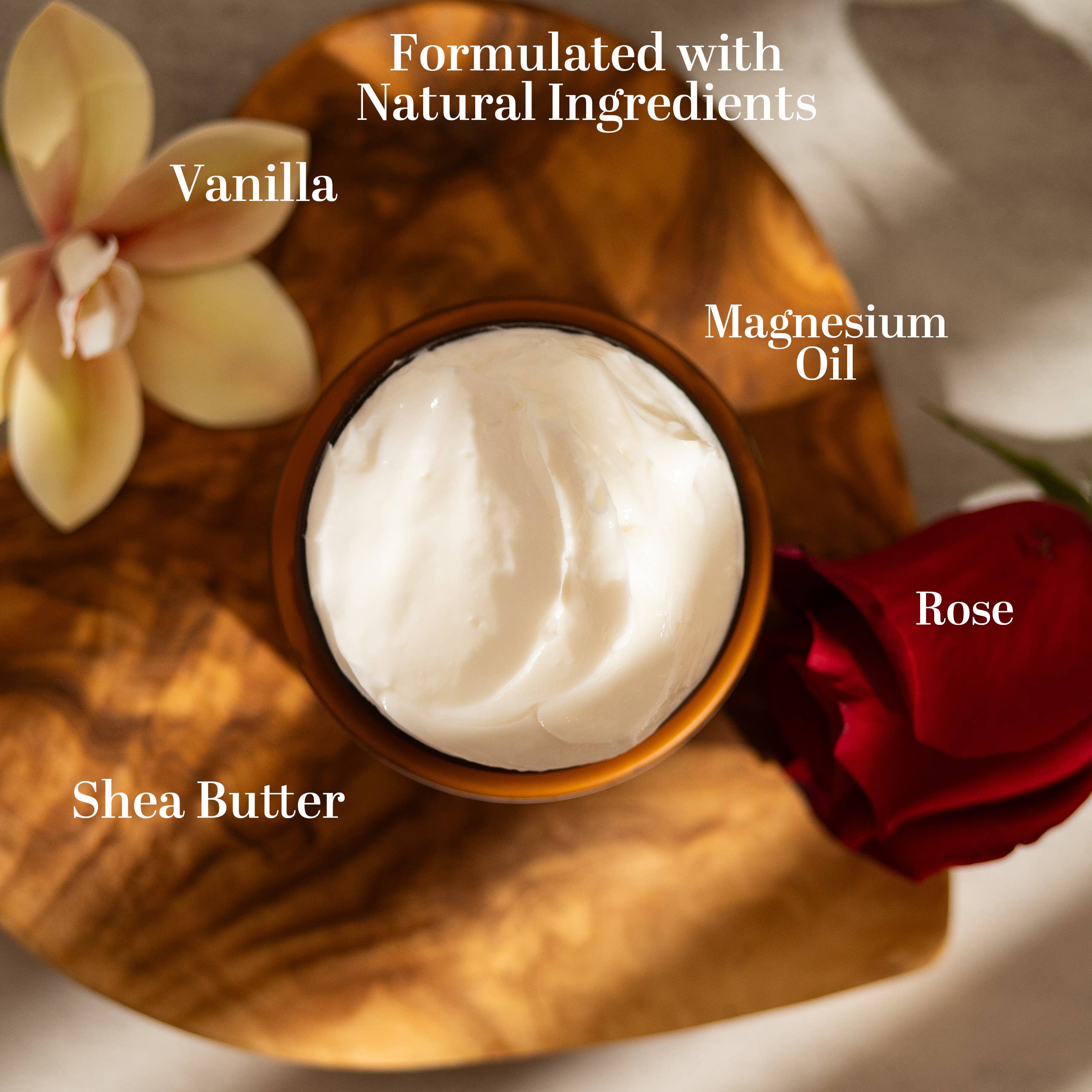 Better Shea Butter - Wholesale Body Cream/Lotion - Magnesium Cream (Vanilla Rose) for Sleep and Relaxation7