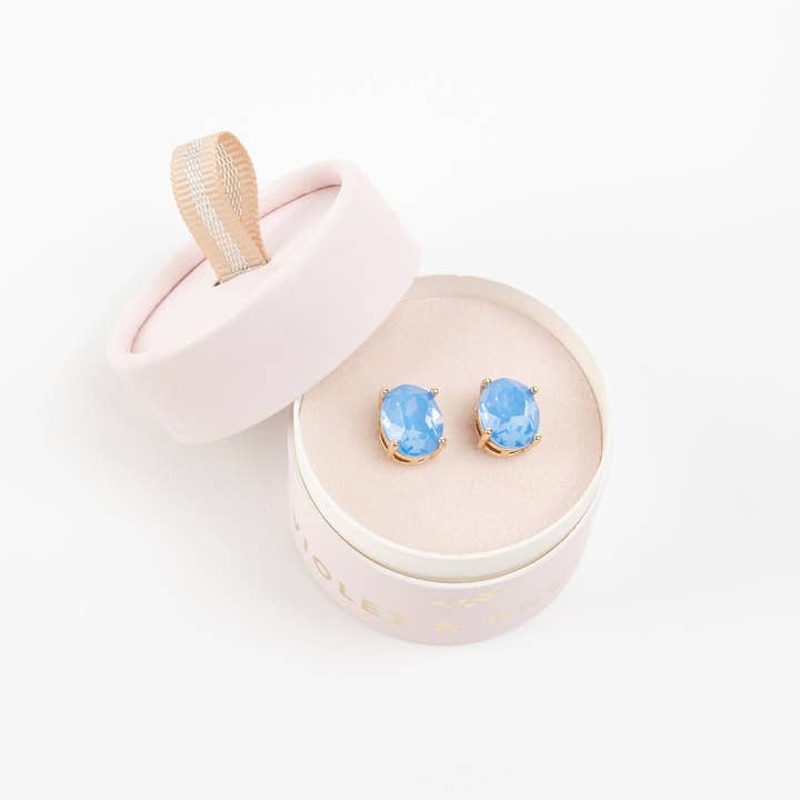 Violet & Brooks - Wholesale Stud/Post Earrings - Mia Boxed Crystal Posts