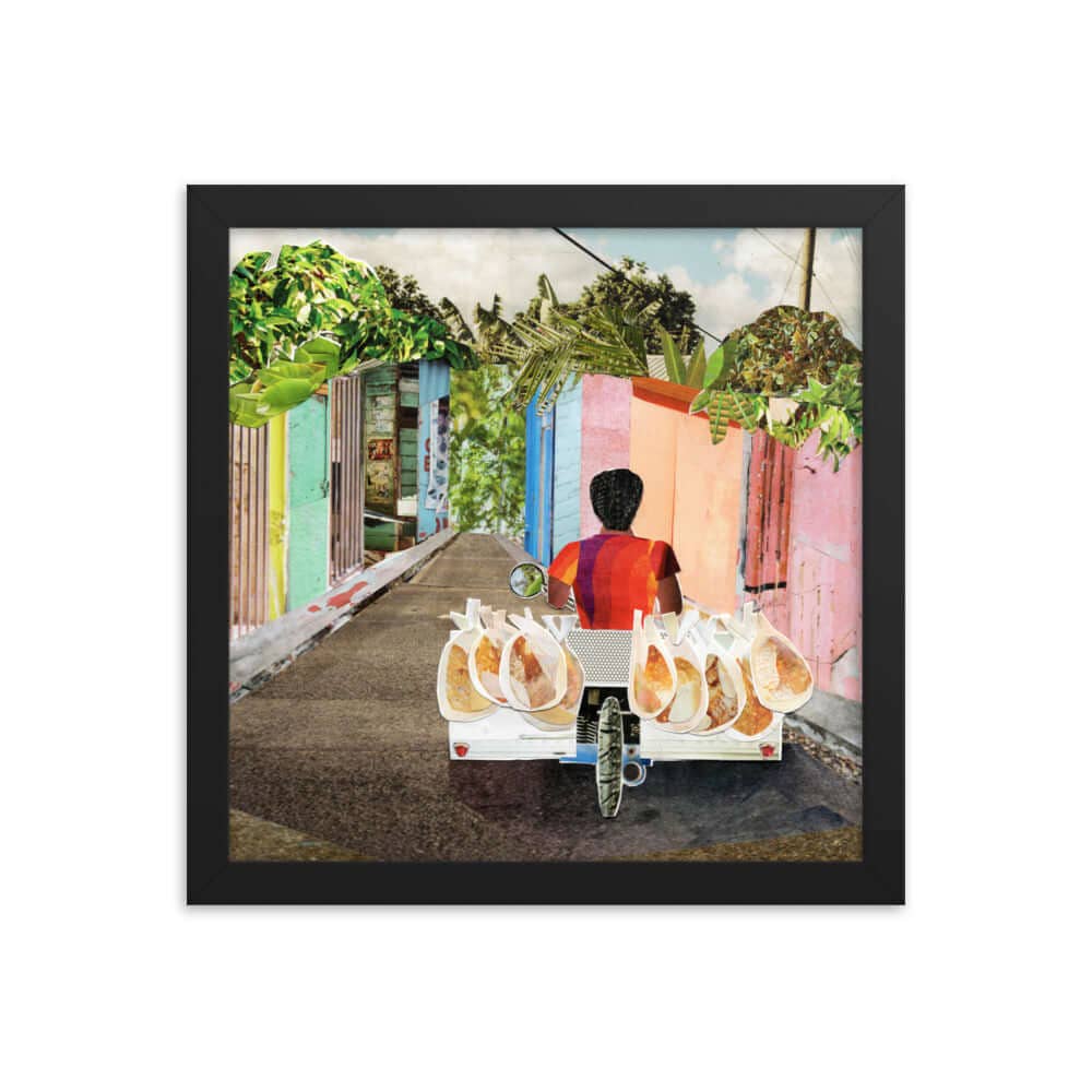more the merrlier - Wholesale Art Print - Dominican Republic Framed Collage Art Print8