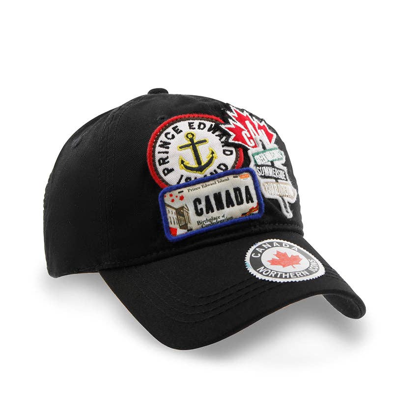 Northern Icons Canada - Wholesale Baseball Cap - Unisex - Prince Edward Island Multi-patch Cap17