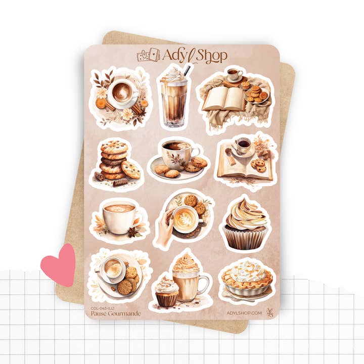 Stickersark "Gourmetpaus" för wholesale av AdyLShop