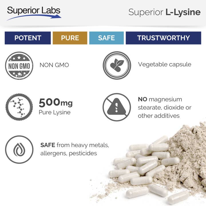Superior Labs - Wholesale Oral Supplement/Vitamin - L-Lysine3