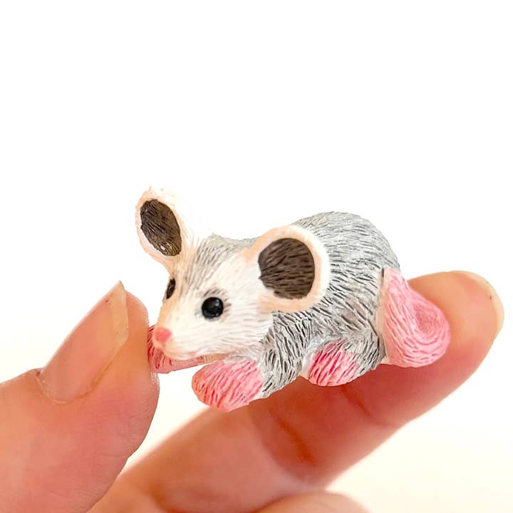 The Gifted Rat - Wholesale Decorative Figurine - Fairy Garden Animal Oppossum Possum FigurineÂ