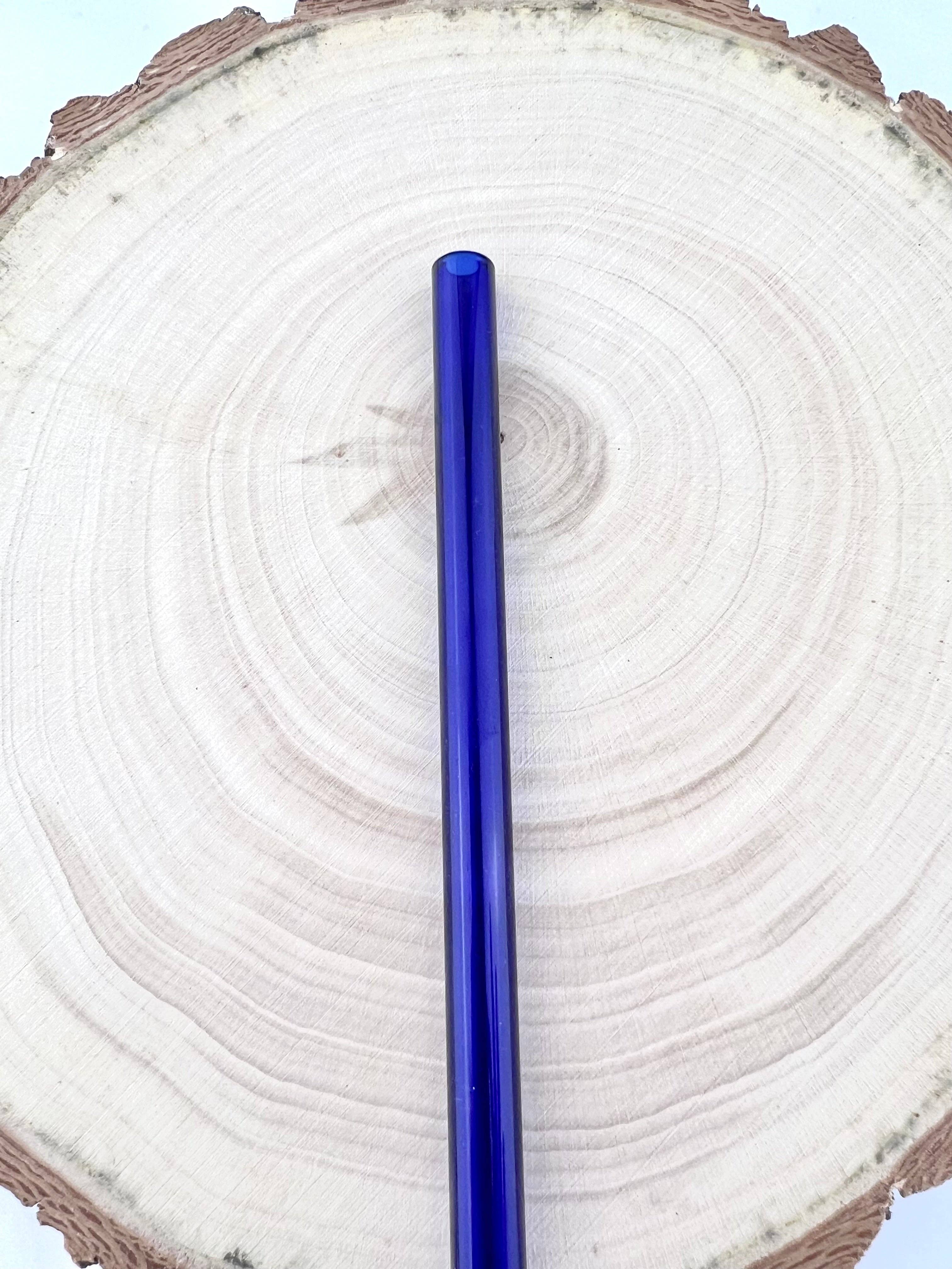 Luv4erth - Vendita all'ingrosso Cannuccia - CANNNUCCIA DI VETRO BLU - Cannucce Blu | Cannucce Riutilizzabili | Cannucce Ecologiche | Cannucce per Bicchieri | Cannucce Colorate | Cannucce di Vetro | Cannucce da Cocktail1