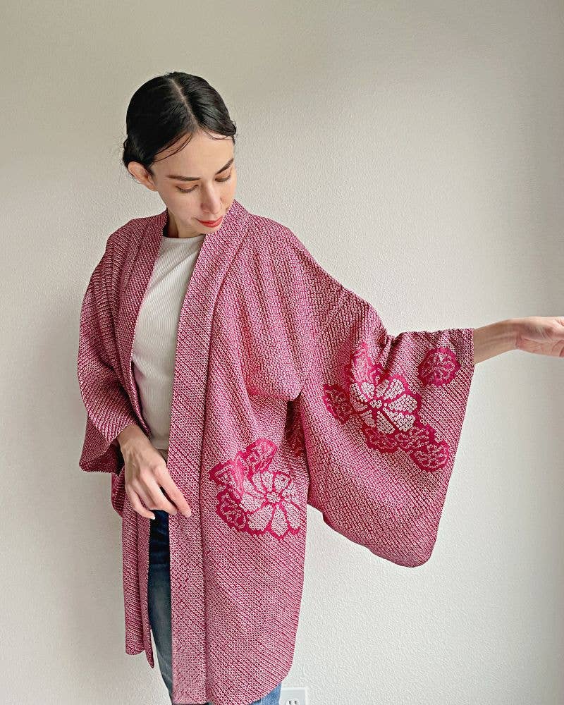 KimonoZen - Wholesale Kimono - Women's - Benigiku Haori Kimono Jacket1