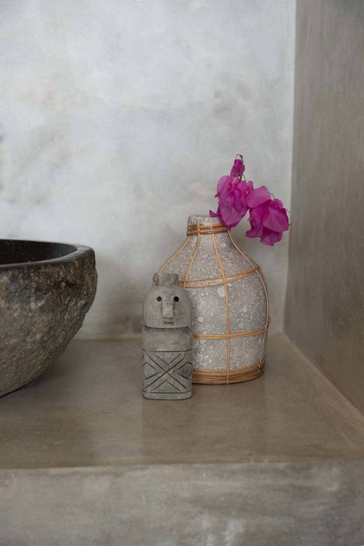 Bazar Bizar Living - Wholesale Vase - The Whoopy Vase - Concrete Natural - S2