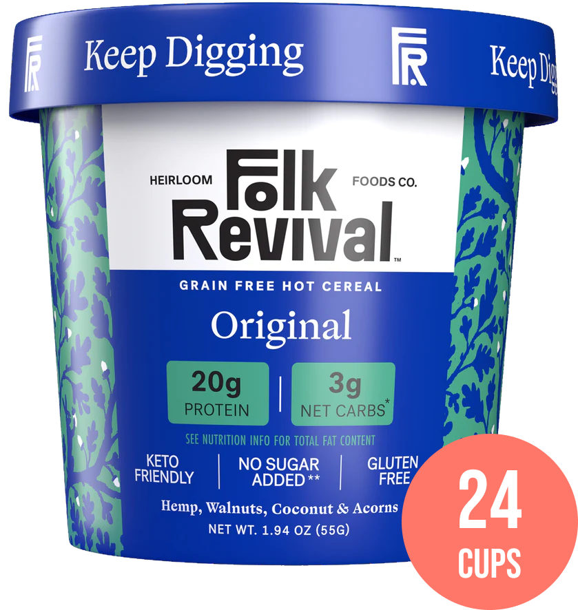 Folk Revival, LLC - Wholesale Breakfast Cereal - Original - Keto Instant 'Oatmeal'9