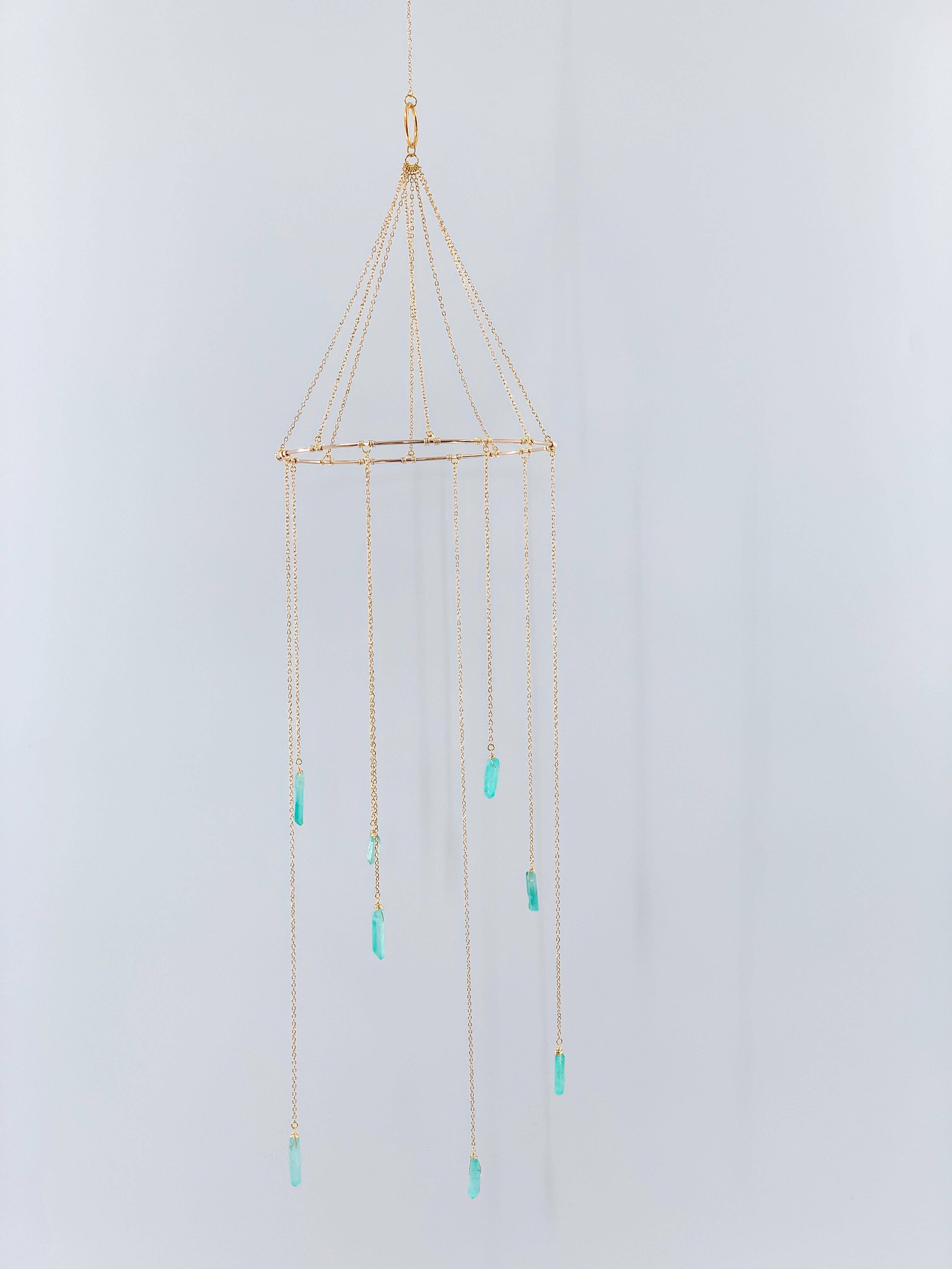 Elise Marie DeSigns - Wholesale Mobile - Quartz Crystal Mobile | Quartz Home Decor | Crystal Hanger4