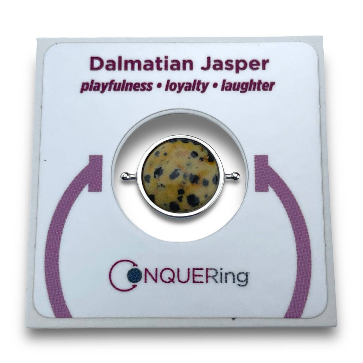 CONQUERing - Wholesale Spiritual Stone/Crystal - Dalmatian Jasper Crystal Element4