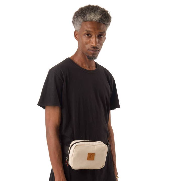 Ecodunia - Wholesale Belt Bag - Unisex - Canvas Crossbody Belt Bag Pouch, The Everywhere Belt Bag 1L35