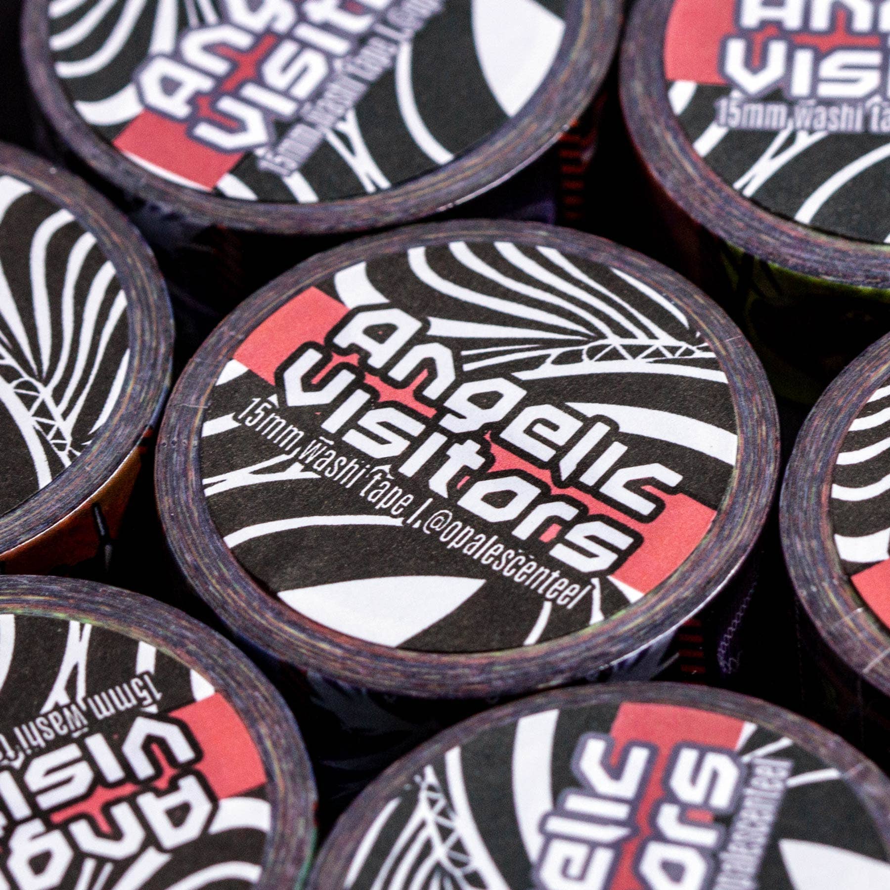 Opalescent Eel Illustration & Design - Wholesale Washi Tape - 'Angelic Visitors' Anime Washi Tape1