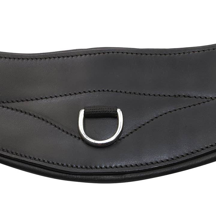 Grewal Equestrian - Wholesale Horseback Riding Gear - English Anatomically-Contoured Top Grain Leather Horse Girth5