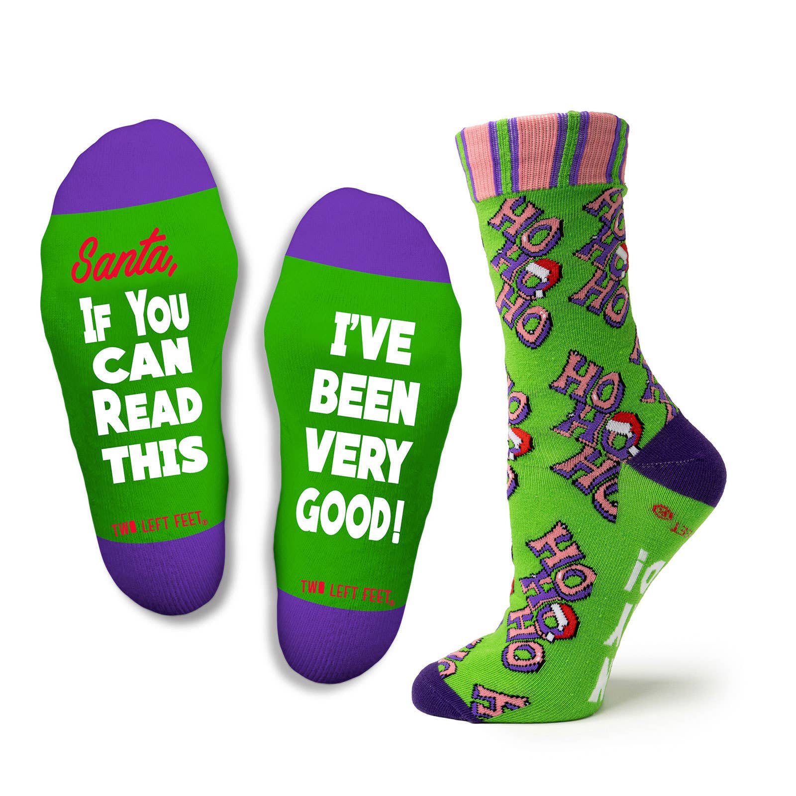 DM Merchandising - Wholesale Socks - Unisex - Two Left Feet Christmas 2nd generation Socks Open Stock6