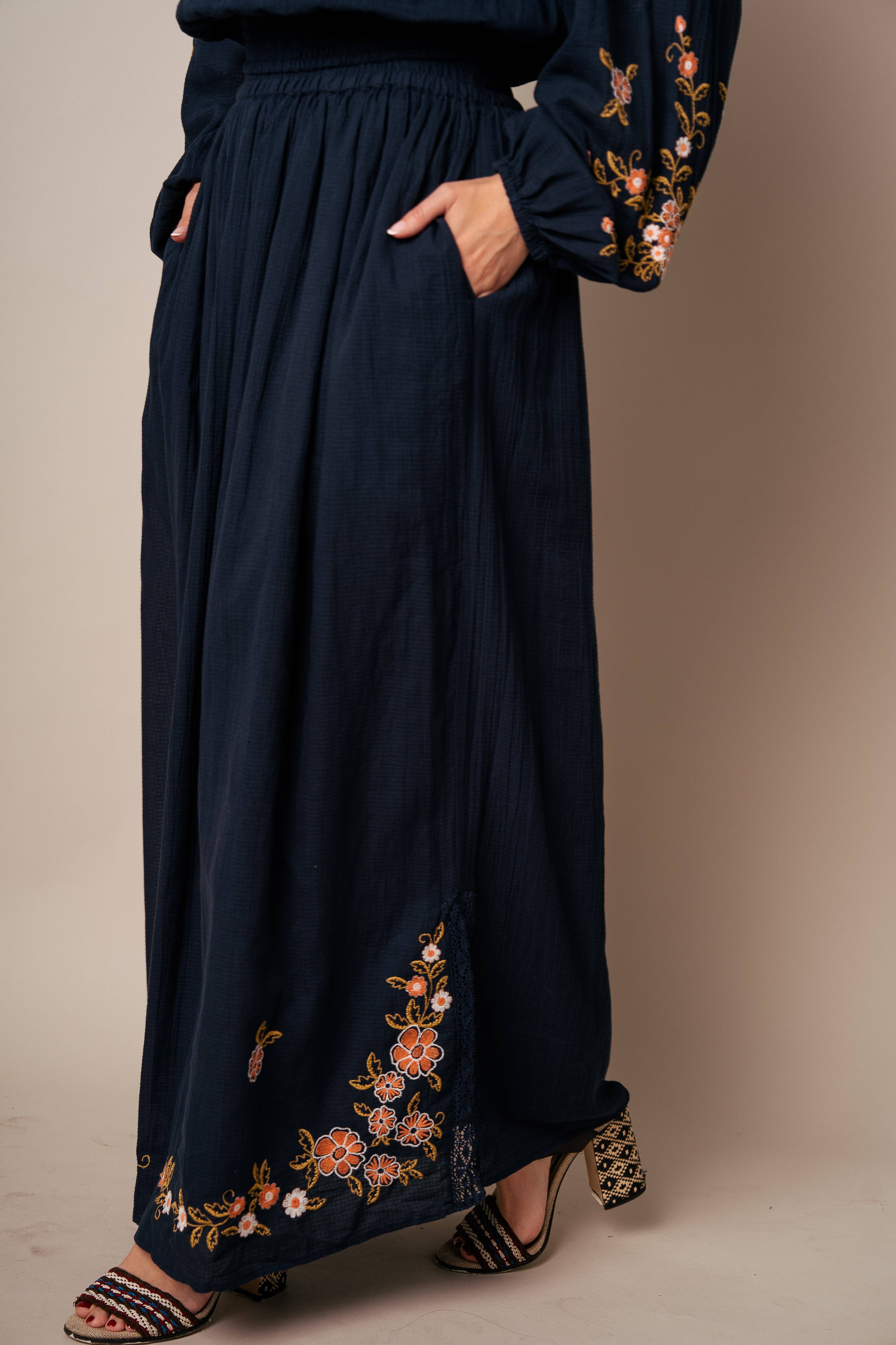 Kapda Casa - Wholesale Skirt - Women's - Falda Marine1