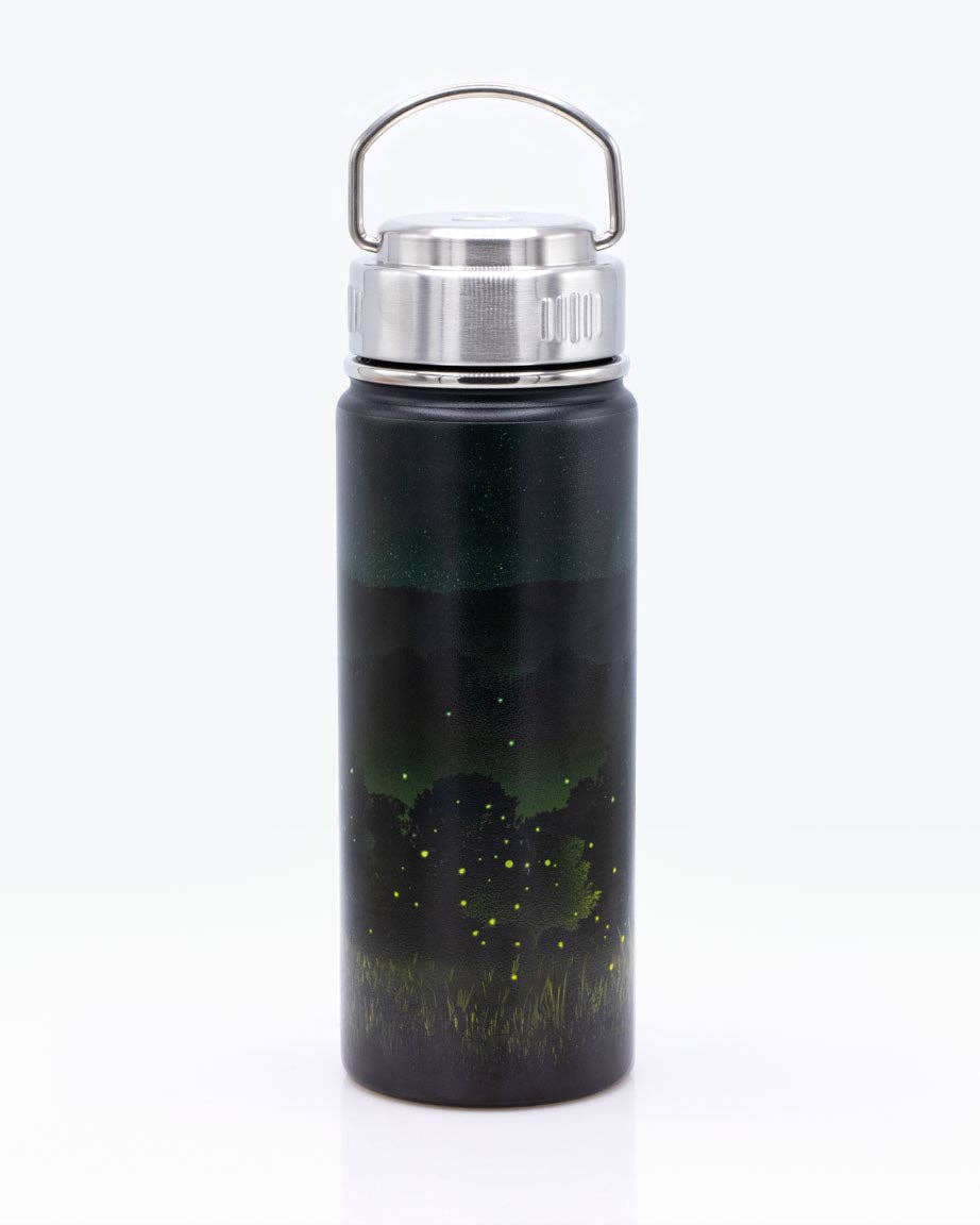 Cognitive Surplus - Wholesale Water Bottle - Firefly Meadow 18 oz Steel Bottle (Case of 4)1